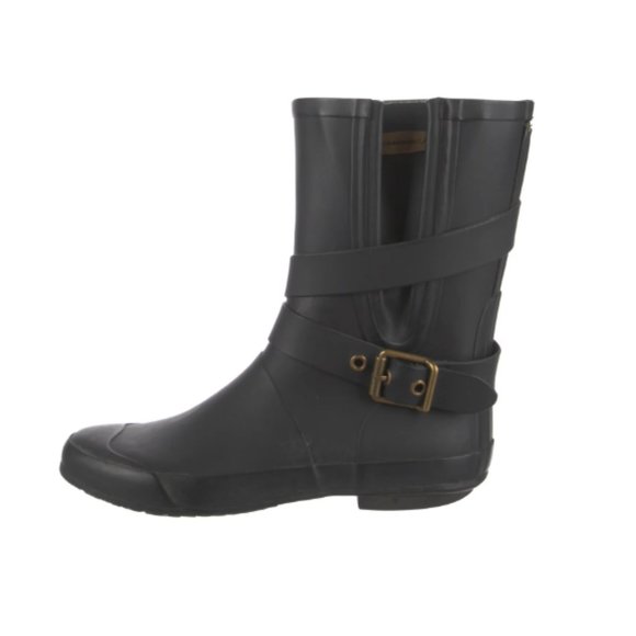 Burberry Rubber Rain Boots - Size US 9 fits like US 8.5 - Classic Print Interior - Picture 1 of 16